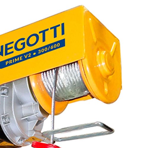 Guincho de Coluna Elétrico Prime V2 300/600kg com Trole - Menegotti