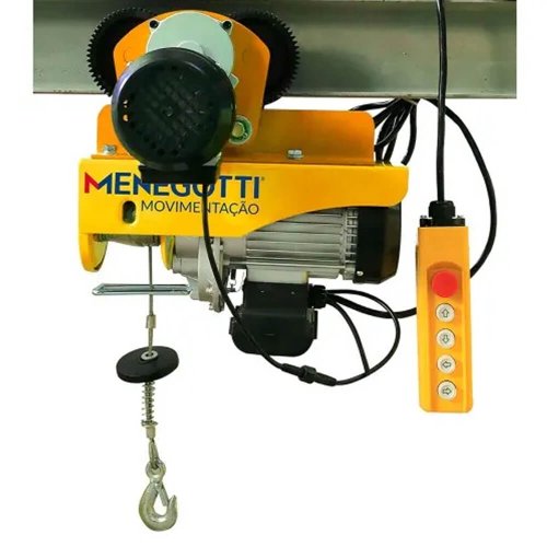 Guincho de Coluna Prime V2 500/1000kg com Trole Elétrico - Menegotti