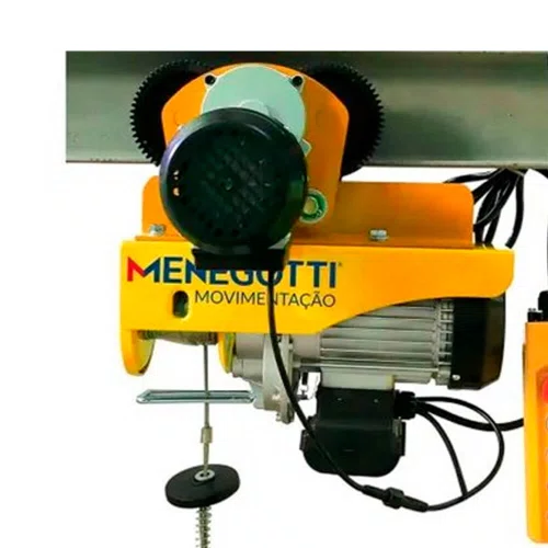 Guincho de Coluna Prime V2 500/1000kg com Trole Elétrico - Menegotti