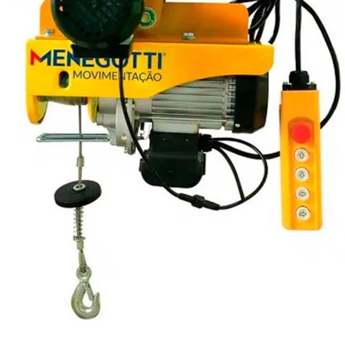 Guincho de Coluna Prime V2 500/1000kg com Trole Elétrico - Menegotti