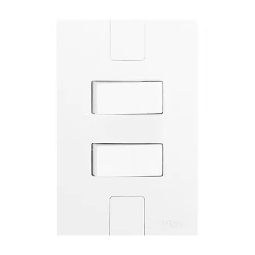 Interruptor 2 Teclas Simples 10A 250V New Caprice - Pluzie