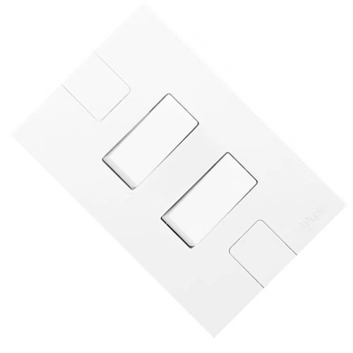 Interruptor 2 Teclas Simples 10A 250V New Caprice - Pluzie