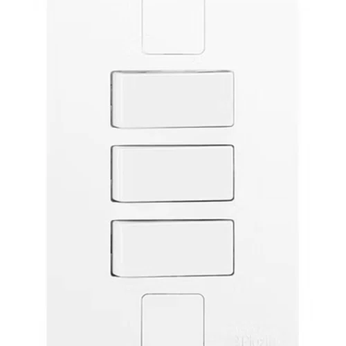 Interruptor 3 Teclas Simples 10A 250V - Pluzie