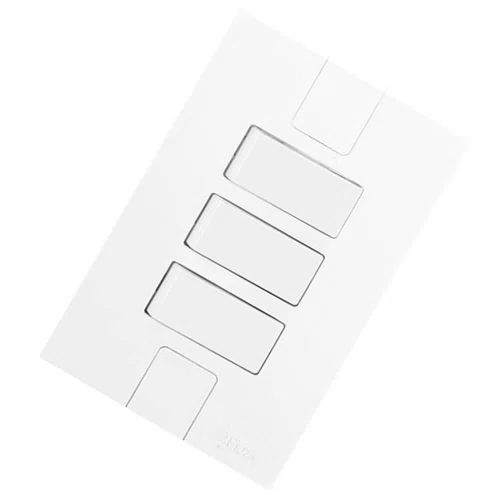 Interruptor 3 Teclas Simples 10A 250V - Pluzie