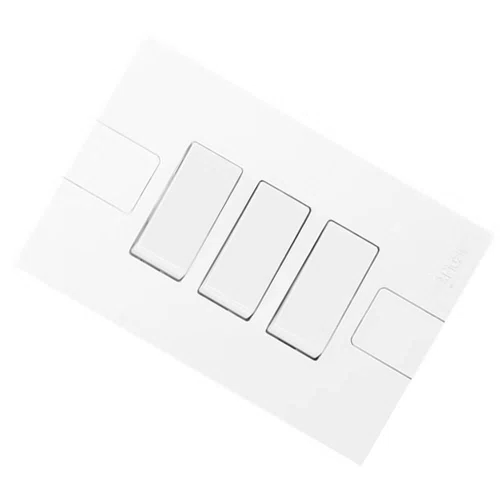 Interruptor 3 Teclas Simples 10A 250V - Pluzie