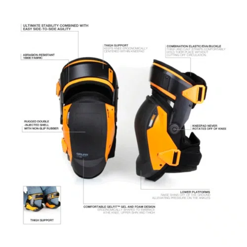 Joelheira de Proteção com Suporte de Coxa GelFit - Toughbuilt