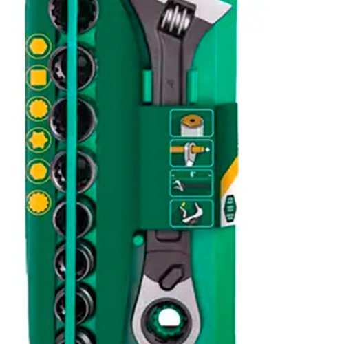 Jogo Chave Ajustável 3/8" - 11 peças - Sata