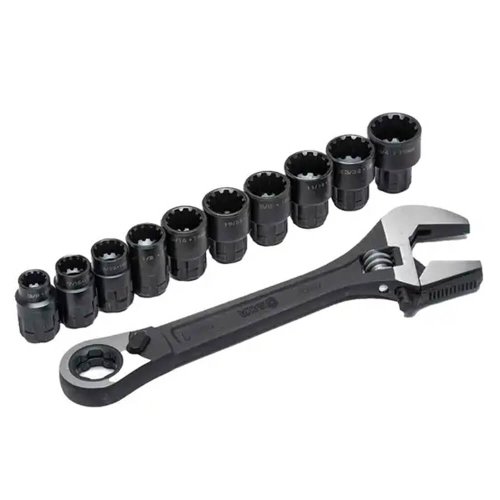 Jogo Chave Ajustável 3/8" - 11 peças - Sata