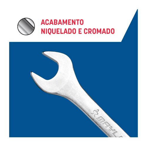 Jogo Chave Fixa 6-22mm 8 Peças - 100402MY - Mayle