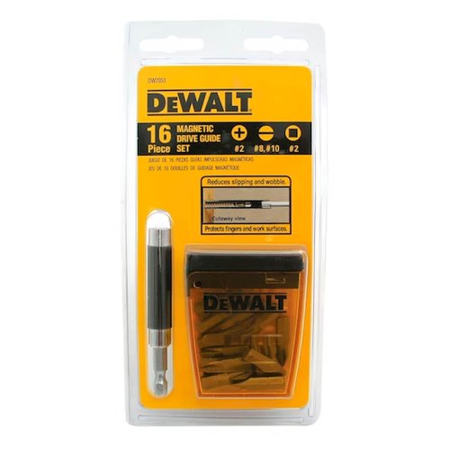 Jogo de 16 peças para Parafusar com Guia - DeWalt