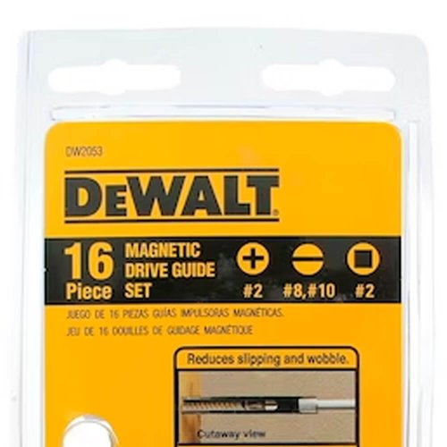 Jogo de 16 peças para Parafusar com Guia - DeWalt