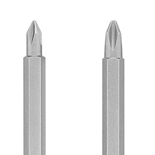 Jogo de 4 Pontas Longas (2 Philips/ 2 Fenda) 3-1/2" - Dewalt