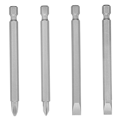 Jogo de 4 Pontas Longas (2 Philips/ 2 Fenda) 3-1/2" - Dewalt