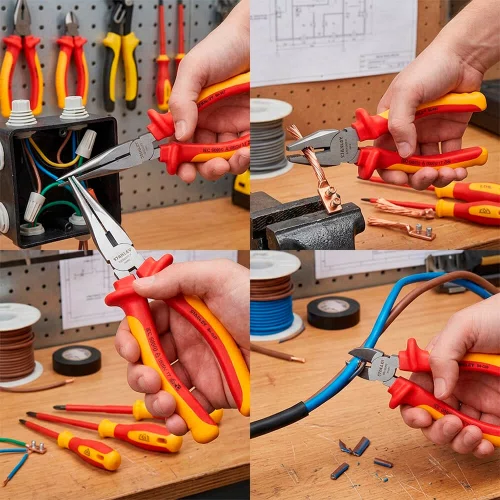 Jogo de Alicates Eletricista VDE 1000V 3 peças - Stanley