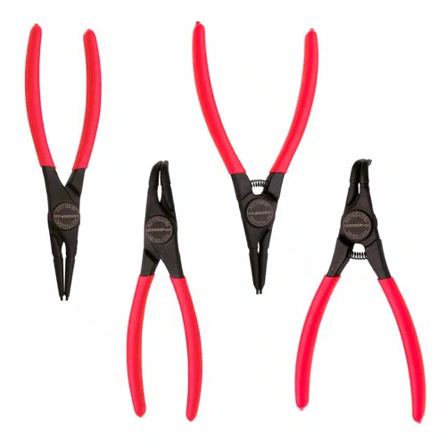 Jogo de Alicates para Anéis Internos e Externos com 4 peças - Gedore