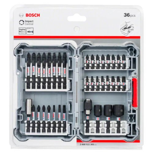 Jogo de Bits Impact Control com 36 peças - Bosch