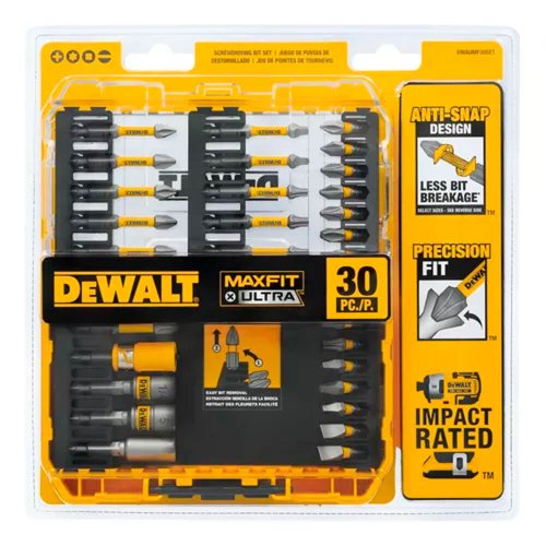 Jogo de Bits/ Ponteira para Parafusadeira MAXFIT 30 peças - Dewalt
