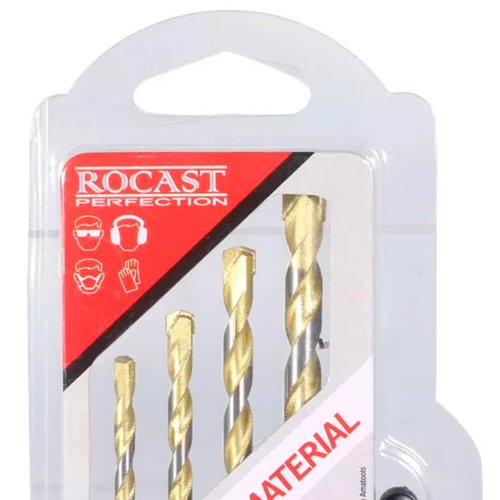 Jogo de Broca Multimatériais 4 à 8mm 4 Peças - 244.0012 - Rocast