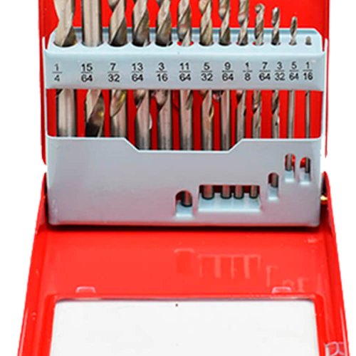 Jogo de Brocas Aço Rápido 13pçs 1/16" a 1/4"- Rocast