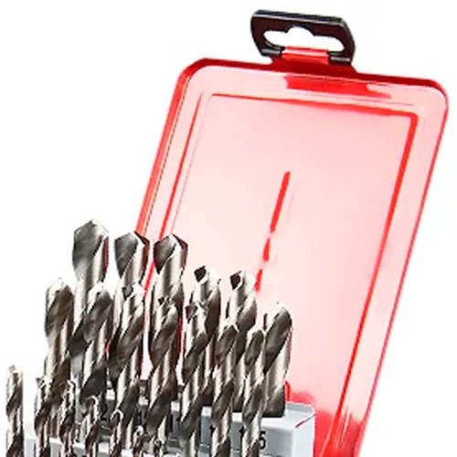 Jogo de Brocas Aço Rápido 25pçs 1,0 a 13,0mm - Rocast