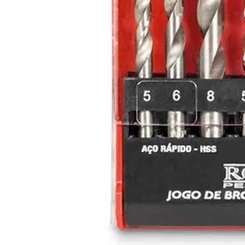 Jogo de Brocas Combinado 9 peças 5.0 a 8.0mm - Rocast