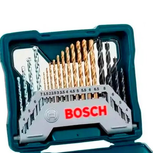 Jogo de Brocas e Bits Pontas de Titânio X-LINE com 30 peças - Bosch