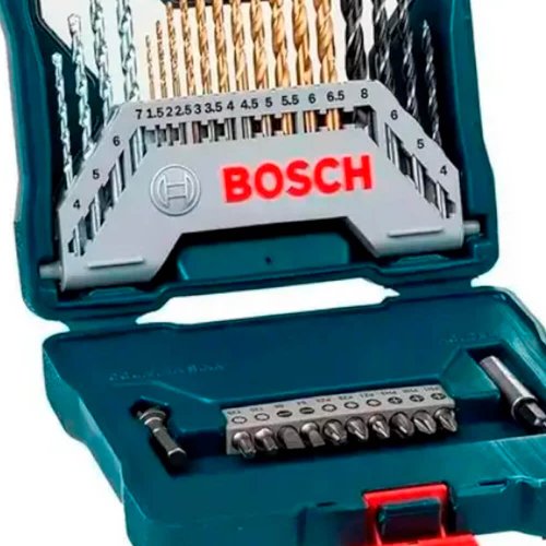 Jogo de Brocas e Bits Pontas de Titânio X-LINE com 30 peças - Bosch