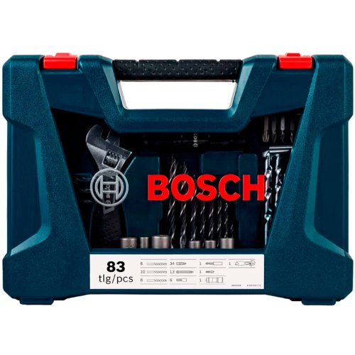 Jogo de Brocas e Pontas V-Line com 83 peças - Bosch