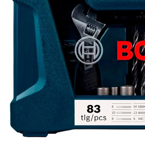 Jogo de Brocas e Pontas V-Line com 83 peças - Bosch