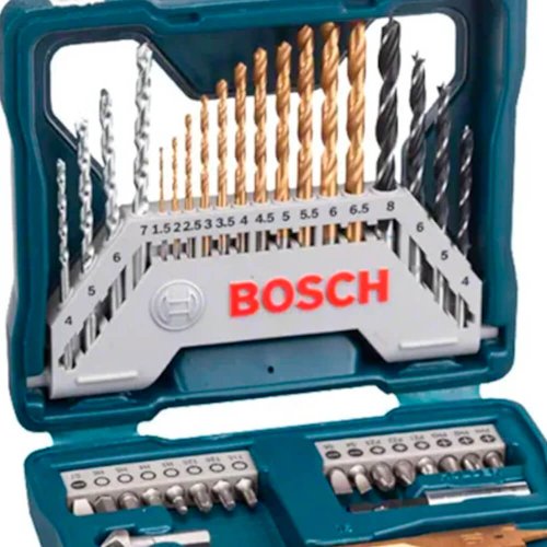 Jogo de Brocas e Pontas X-LINE com 40 peças e Maleta - Bosch
