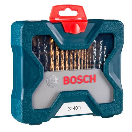 Jogo de Brocas e Pontas X-LINE com 40 peças e Maleta - Bosch