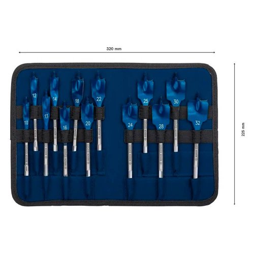 Jogo de Brocas EXPERT Self Cut Speed 10-32mm - 152mm 13 peças - Bosch