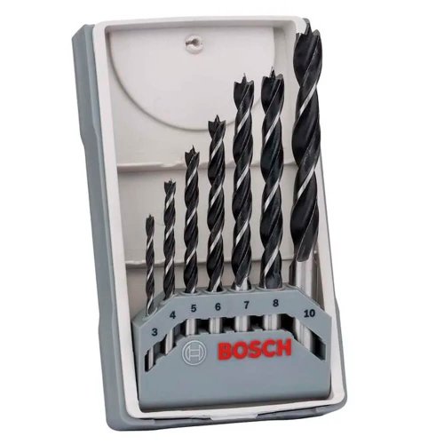Jogo de Brocas para Madeira 3 a 10mm com 7 peças - Bosch