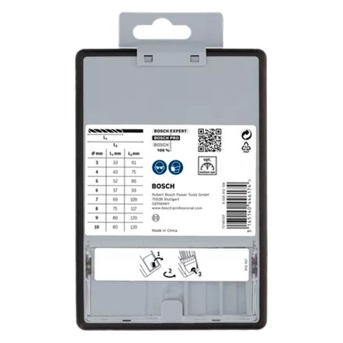 Jogo de Brocas Pontiagudas para Madeira Robust Line 5 peças - Bosch