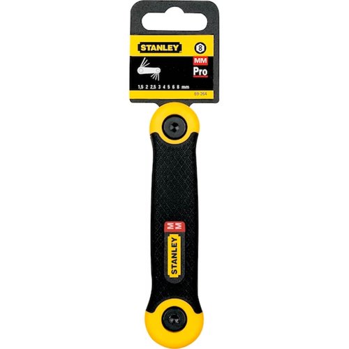 Jogo de Chave Allen 1,5-8mm Tipo Canivete - Stanley