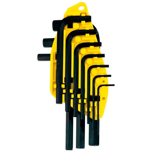 Jogo de Chave Allen 1,5 a 10mm - 10 peças (com suporte) - Stanley