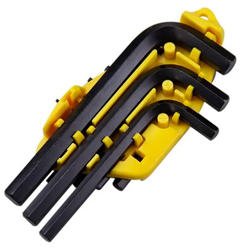 Jogo de Chave Allen 1,5 a 10mm - 10 peças (com suporte) - Stanley