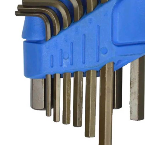 Jogo de Chave Allen 1/8" a 9/16" - 10 peças - Gedore