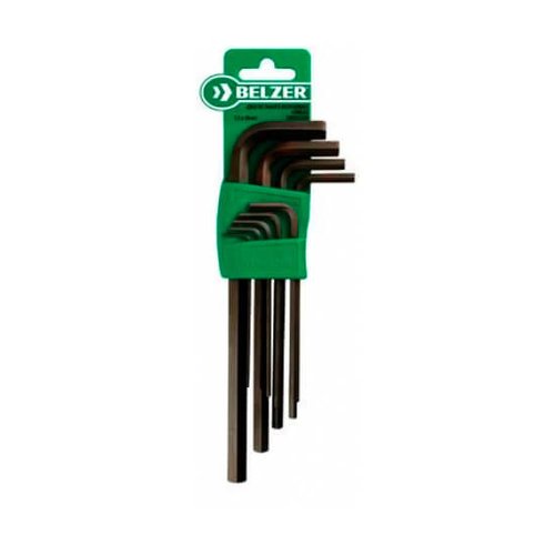 Jogo de Chave Allen Longa 4 a 14mm - 10 peças - Belzer