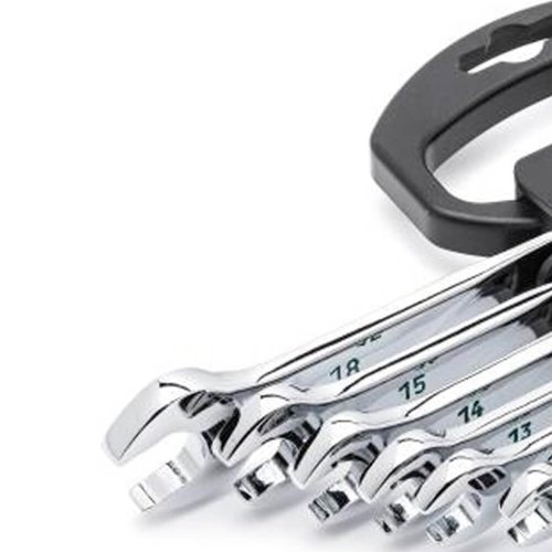 Jogo de Chave Combina Catraca 120 XP de 8 a 18 mm com 7 Peças - Sata
