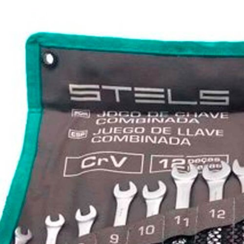 Jogo de Chave Combinada 6 a 22mm com 12 peças - Stels