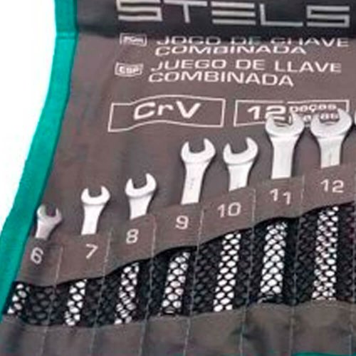 Jogo de Chave Combinada 6 a 22mm com 12 peças - Stels