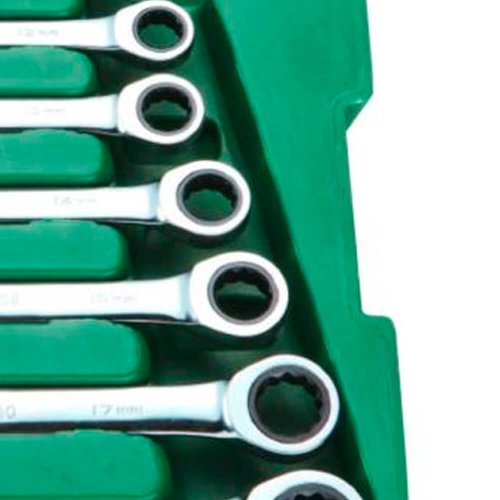 Jogo de Chave Combinada com Catraca 8 a 19mm - ST08008SJ - Sata