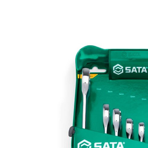 Jogo de Chave Combinada Speedy com Catraca 8 a 19mm com 8 peças - Sata