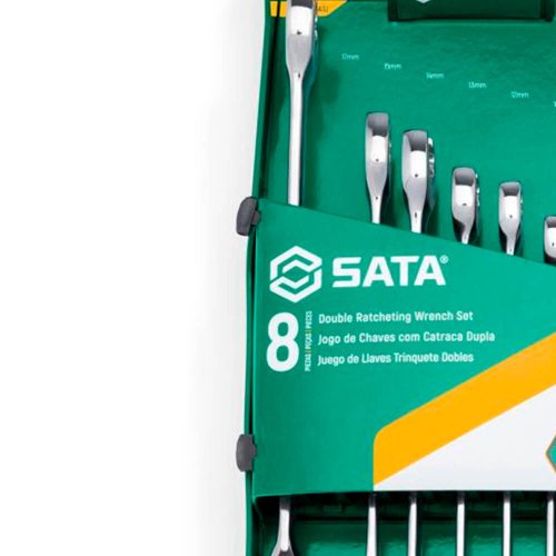 Jogo de Chave Combinada Speedy com Catraca 8 a 19mm com 8 peças - Sata