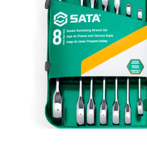 Jogo de Chave Combinada Speedy com Catraca 8 a 19mm com 8 peças - Sata