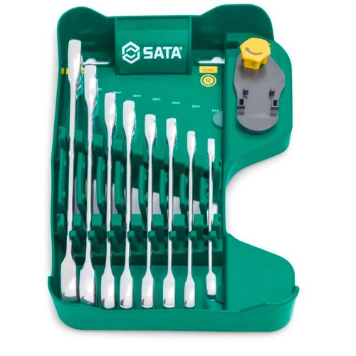 Jogo de Chave Combinada Speedy com Catraca 8 a 19mm com 8 peças - Sata