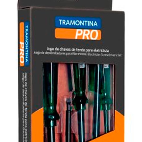 Jogo de Chave de Fenda para Eletricista - Tramontina PRO