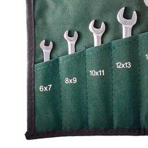 Jogo de Chave Fixa 8 Peças 6 a 22mm - Sata