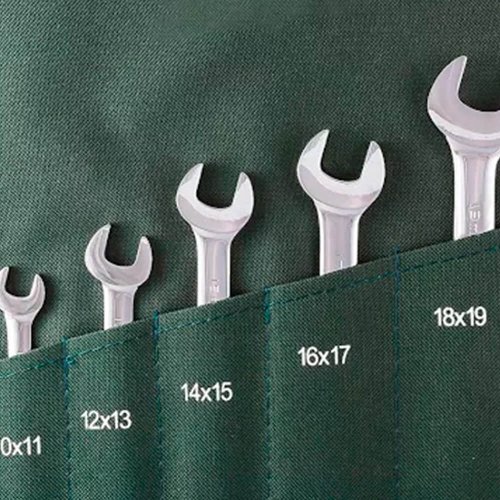 Jogo de Chave Fixa 8 Peças 6 a 22mm - Sata